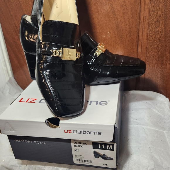 Liz Claiborne  Melba block heel pumps - Picture 2 of 9